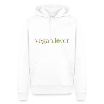 Veganer Liebhaber Kiwi - Männer Premium Bio Hoodie - Weiß - Vorne - Nico (187cm)