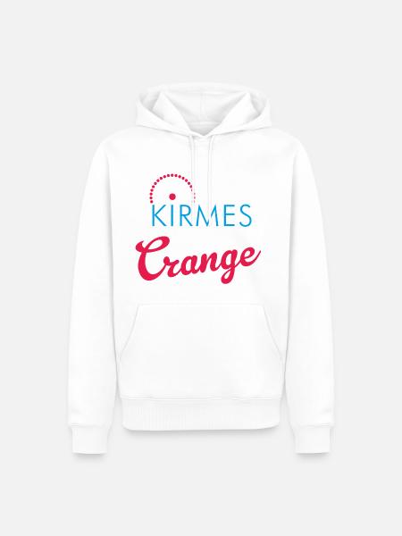 Kirmes Crange - Männer Premium Bio Hoodie - Weiß