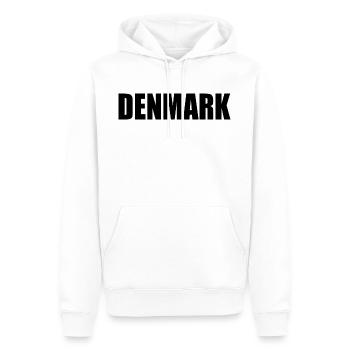 Denmark - Men’s Premium Organic Hoodie - white - Front - Nico (187cm)