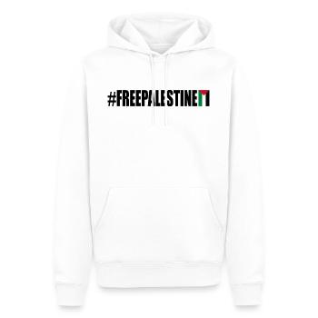 Free palestine - Männer Premium Bio Hoodie - Weiß - Vorne - Nico (187cm)