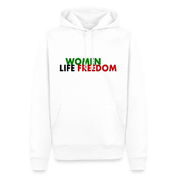 Women life freedom - Männer Premium Bio Hoodie - Weiß - Vorne - Nico (187cm)