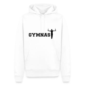 Men's Gymnastics, Gymnastics, Gymnastics - Men’s Premium Organic Hoodie - white - Front - Nico (187cm)