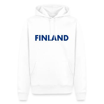 Finnland - Männer Premium Bio Hoodie - Weiß - Vorne - Nico (187cm)