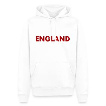 angleterre - Sweat à capuche Premium bio Homme - blanc - Devant - Nico (187cm)
