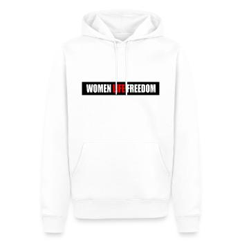 Women life freedom - Männer Premium Bio Hoodie - Weiß - Vorne - Nico (187cm)