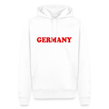 Deutsche Deutschland flagge - Männer Premium Bio Hoodie - Weiß - Vorne - Nico (187cm)