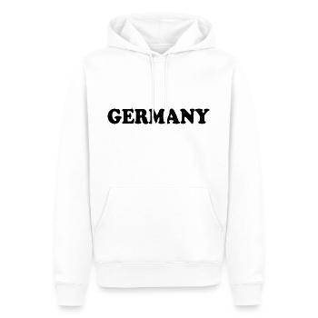 Germany - Sweat à capuche Premium bio Homme - blanc - Devant - Nico (187cm)