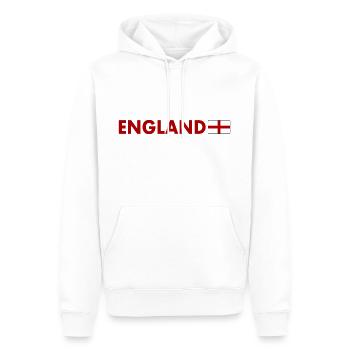 angleterre - Sweat à capuche Premium bio Homme - blanc - Devant - Nico (187cm)