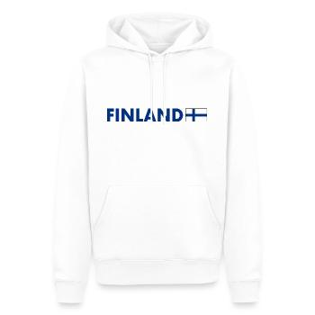 Finnland - Männer Premium Bio Hoodie - Weiß - Vorne - Nico (187cm)