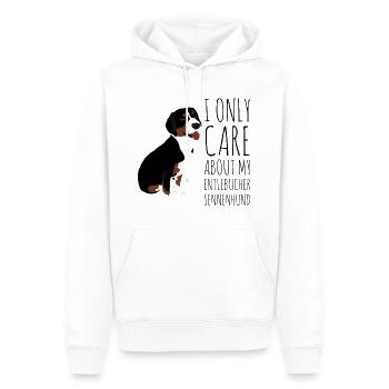 Sennenhund Entlebucher Hund énonciations de chien - Sweat à capuche Premium bio Homme - blanc - Devant - Nico (187cm)