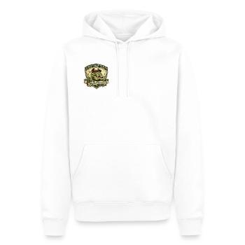 Insigne Big Ranch 420 - Sweat à capuche Premium bio Homme - blanc - Devant - Nico (187cm)