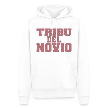 Tribu del Novio Bräutigams Stamm Trauzeugen - Männer Premium Bio Hoodie - Weiß - Vorne - Nico (187cm)