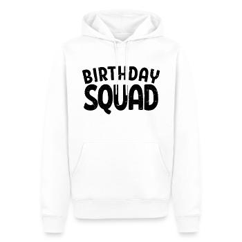 Birthday Squad Matching Gruppe Geburtstagsfeier Geschenk - Männer Premium Bio Hoodie - Weiß - Vorne - Nico (187cm)