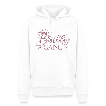 Geburtstag Gang Matching Gruppe Geburtstagsfeier Geschenk - Männer Premium Bio Hoodie - Weiß - Vorne - Nico (187cm)