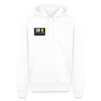 Strg Z: Die letzten 3 Stunden - Männer Premium Bio Hoodie - Weiß - Vorne - Nico (187cm)
