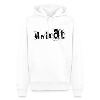 unikat - Männer Premium Bio Hoodie - Weiß - Vorne - Nico (187cm)