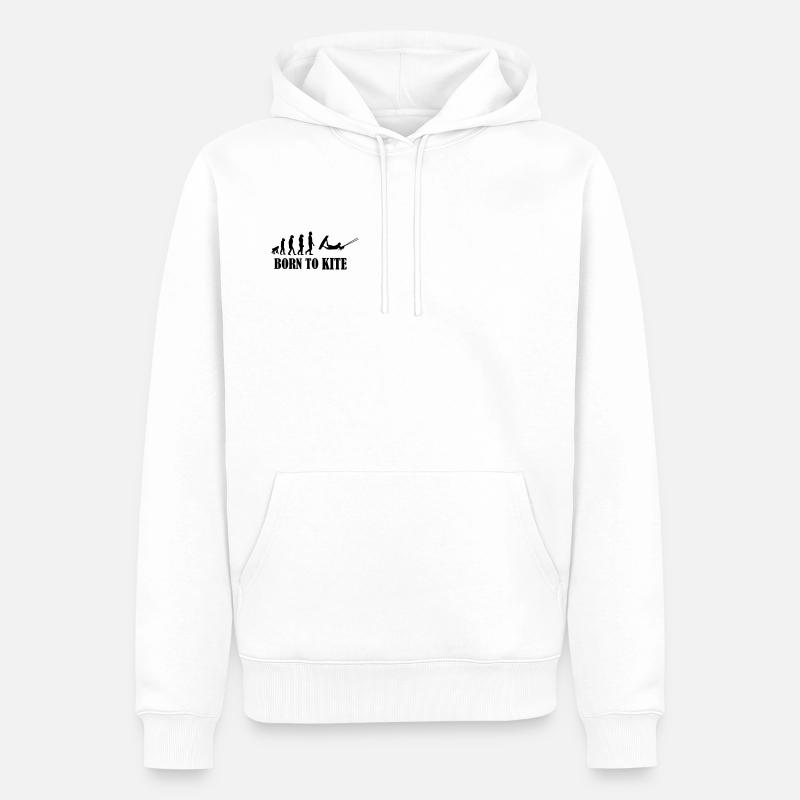 Kiteboard,Kiteboarder,Kite,Kiteboarding,Meer,Board - Männer Premium Bio Hoodie - Weiß