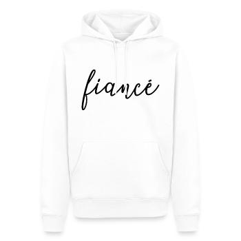 Verlobte Matching Verlobung Geschenk Hochzeit des Bräutigams - Männer Premium Bio Hoodie - Weiß - Vorne - Nico (187cm)