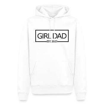 2023 Baby Shower Grossesse Révéler - Sweat à capuche Premium bio Homme - blanc - Devant - Nico (187cm)
