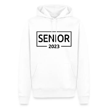 Senior 2023 - Graduated Students Graduation Party - Men’s Premium Organic Hoodie - white - Front - Nico (187cm)
