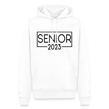 Senior 2023 - Graduated Students Graduation Party - Men’s Premium Organic Hoodie - white - Front - Nico (187cm)