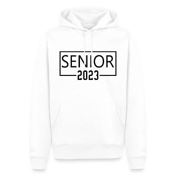 Senior 2023 - Graduated Students Graduation Party - Men’s Premium Organic Hoodie - white - Front - Nico (187cm)