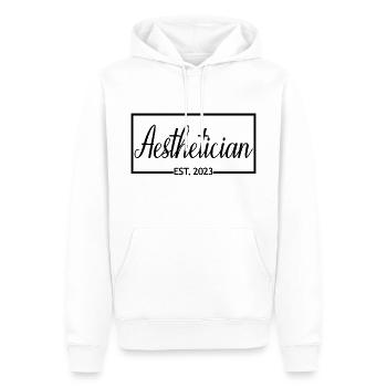 Ästhetikerin Est. 2023 Diplomierte Kosmetikerin Geschenk - Männer Premium Bio Hoodie - Weiß - Vorne - Nico (187cm)