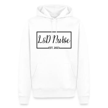 L&D Nurse Est. 2023 Absolvent der Krankenpflege - Männer Premium Bio Hoodie - Weiß - Vorne - Nico (187cm)