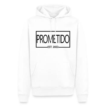 Prometido Est. 2022 Fiancé Engagement Groom To Be - Sweat à capuche Premium bio Homme - blanc - Devant - Nico (187cm)