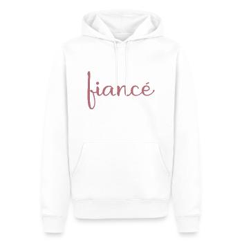 Verlobte Matching Verlobung Geschenk Hochzeit des Bräutigams - Männer Premium Bio Hoodie - Weiß - Vorne - Nico (187cm)