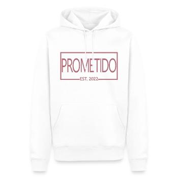 Prometido Est. 2022 Fiancé Engagement Groom To Be - Sweat à capuche Premium bio Homme - blanc - Devant - Nico (187cm)