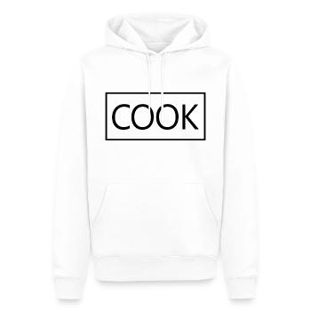 Étudiant diplômé en art culinaire Cook Proud - Sweat à capuche Premium bio Homme - blanc - Devant - Nico (187cm)