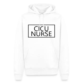 2023 Fier cadeau infirmier Hommes et femmes - Sweat à capuche Premium bio Homme - blanc - Devant - Nico (187cm)