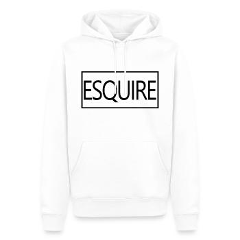 Esquire absolvierte Rechtsanwaltsschülerin - Männer Premium Bio Hoodie - Weiß - Vorne - Nico (187cm)