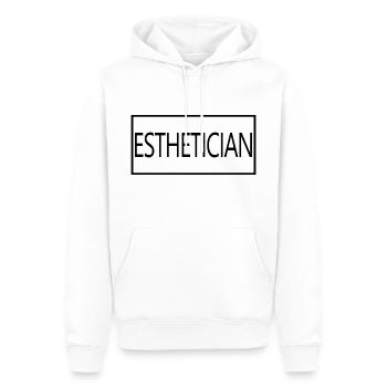 Kosmetikerin Stolzes Geschenk der Kosmetikerin - Männer Premium Bio Hoodie - Weiß - Vorne - Nico (187cm)