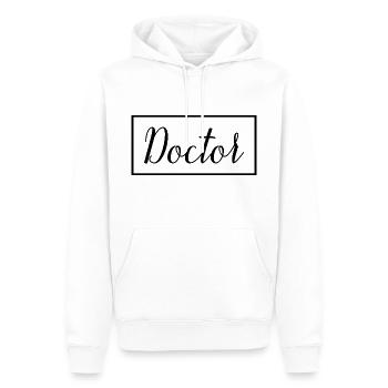 Docteur Médecin Fier Diplômé Médecin Étudiant - Sweat à capuche Premium bio Homme - blanc - Devant - Nico (187cm)