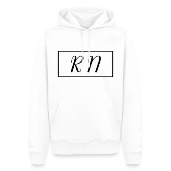 RN oder Registered Nurse Proud Graduierte Krankenpflege - Männer Premium Bio Hoodie - Weiß - Vorne - Nico (187cm)