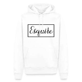 Esquire absolvierte Rechtsanwaltsschülerin - Männer Premium Bio Hoodie - Weiß - Vorne - Nico (187cm)