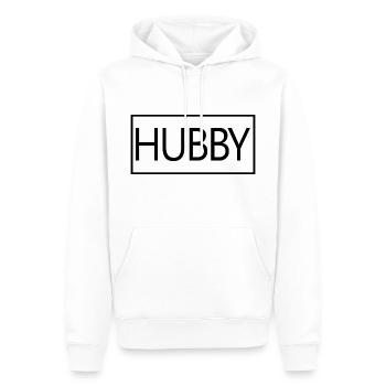 Ehemann Matching Paar Verlobung Hochzeit Flitterwochen - Männer Premium Bio Hoodie - Weiß - Vorne - Nico (187cm)