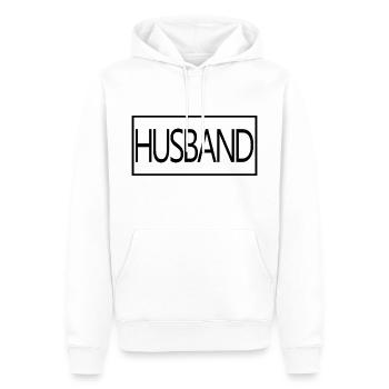 Ehemann passende Verlobung Hochzeit Flitterwochen - Männer Premium Bio Hoodie - Weiß - Vorne - Nico (187cm)
