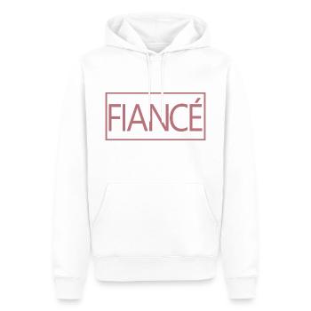 Verlobte Matching Verlobung Geschenk Hochzeit des Bräutigams - Männer Premium Bio Hoodie - Weiß - Vorne - Nico (187cm)