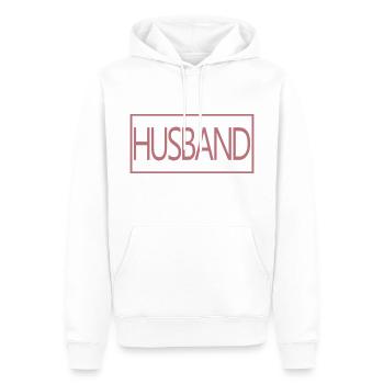 Ehemann passende Verlobung Hochzeit Flitterwochen - Männer Premium Bio Hoodie - Weiß - Vorne - Nico (187cm)