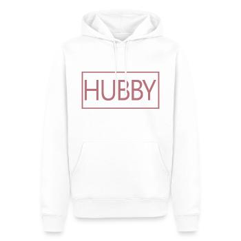 Ehemann Matching Verlobung Hochzeit Flitterwochen - Männer Premium Bio Hoodie - Weiß - Vorne - Nico (187cm)