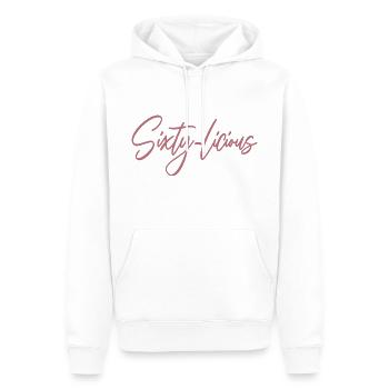 Sixty-Licious Funny 60th Birthday Party Männer Frauen - Männer Premium Bio Hoodie - Weiß - Vorne - Nico (187cm)