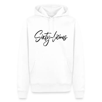 Sixty-Licious Funny 60th Birthday Party Männer Frauen - Männer Premium Bio Hoodie - Weiß - Vorne - Nico (187cm)