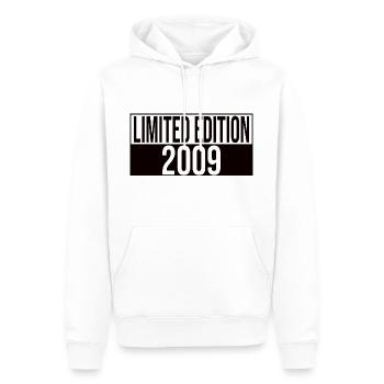 Limited Edition 2009 Geburtstag Geschenkidee - Männer Premium Bio Hoodie - Weiß - Vorne - Nico (187cm)