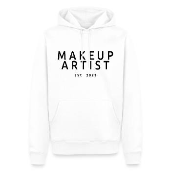 Maskenbildnerin 2023 Est. 2023 Diplom-Kosmetikerin - Männer Premium Bio Hoodie - Weiß - Vorne - Nico (187cm)