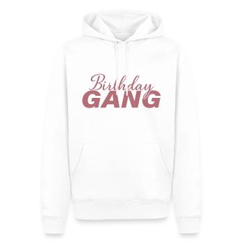 Geburtstag Gang Matching Gruppe Geburtstagsfeier Geschenk - Männer Premium Bio Hoodie - Weiß - Vorne - Nico (187cm)