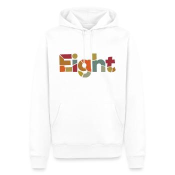 Acht-8-jähriger Geburtstag, 8-jähriges Jubiläum - Männer Premium Bio Hoodie - Weiß - Vorne - Nico (187cm)