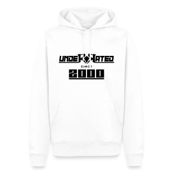 2000 geburtstag 22 jahre 22.jubiläum underrated - Männer Premium Bio Hoodie - Weiß - Vorne - Nico (187cm)